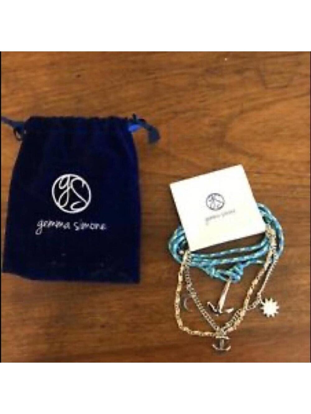 Gemma Stone voyage ankle bracelet and wrap bracelet set NWT